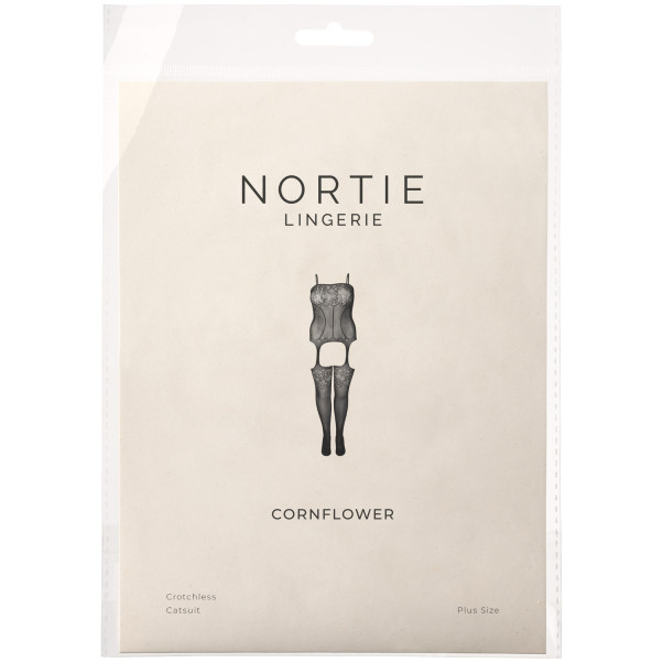 NORTIE Cornflower Kruisloze Catsuit Plus Size