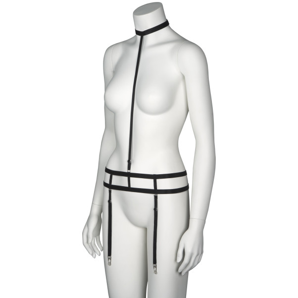 NORTIE Choker Harnas met Jarretels