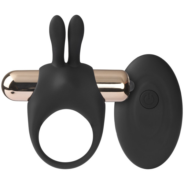 Sinful Gold Power Bullet met Afstandsbediening en Rabbit Cockring