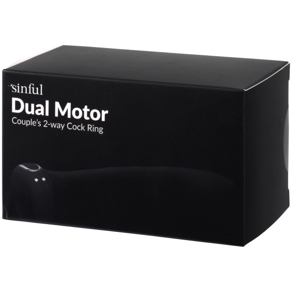 Sinful Couples Dual Motor 2-way Vibrerende Cockring