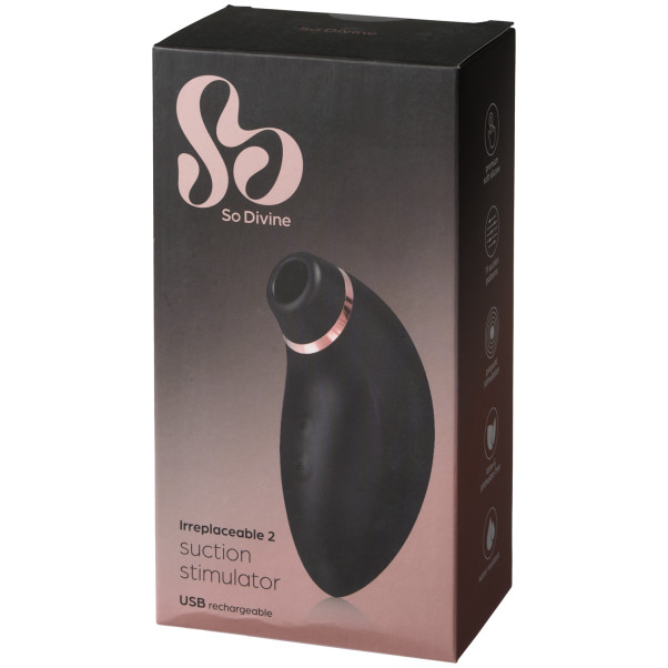 So Divine Irreplaceable 2 Black Clitorisstimulator