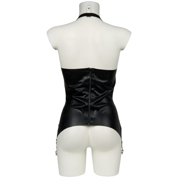 Late X Latex Haltertop met Jarretels