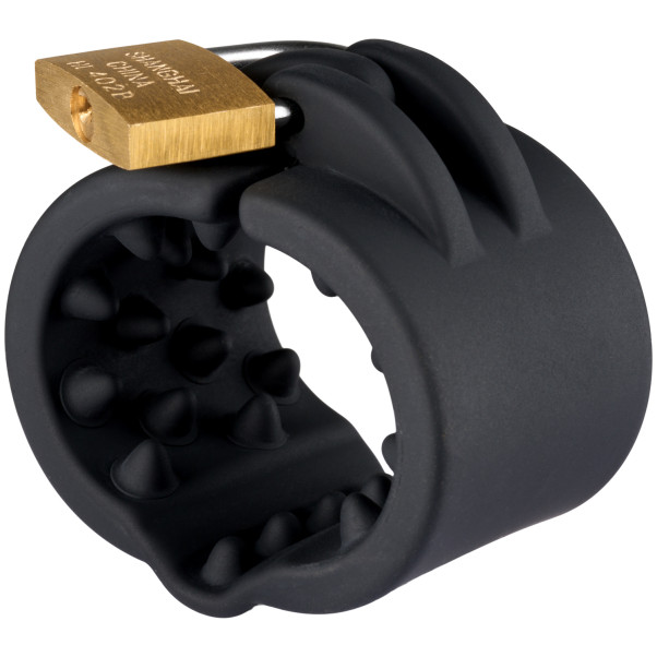Brutus Cruncher Siliconen Vergrendelbare Spiked Ballstretcher