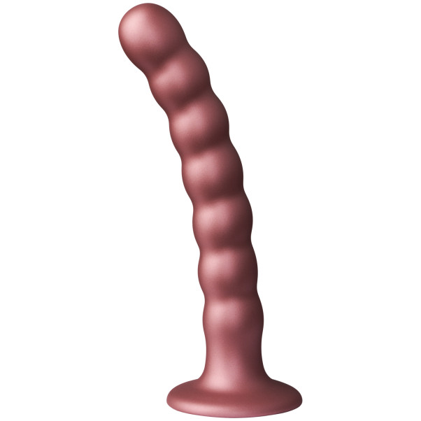 Ouch! Beaded Siliconen G-Spot Dildo met Zuignap 16,5 cm