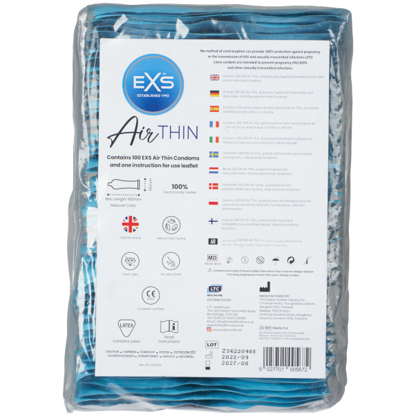 EXS Air Thin Condooms 100 stuks