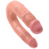 King Cock U-vormige Double Trouble Dubbele Dildo