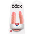 King Cock U-vormige Double Trouble Dubbele Dildo