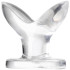 Master Series Anchored Buttplug - Transparent