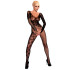 Obsessive Kanten Catsuit met Lange Mouwen