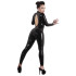 Late X Latex Catsuit met Open Rug