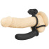 Sinful Double Pleasure Penetrator met Vibrerende Penisring