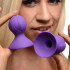 Frisky Violets Siliconen Tepelzuigers