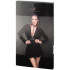 Noir Handmade Chiffon Mini-jurk met Choker