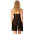 NORTIE Gro Black Kanten Babydoll Set
