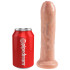 King Cock Harnas met Onbesneden Dildo 21 cm