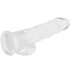 Willie City Classic Clear Realistische Dildo met Zuignap 24,5 cm.