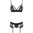 Obsessive Wonderia Zwarte Beha Set