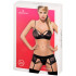 Obsessive Wonderia Zwarte Beha Set