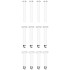 Mancage Transparante Reservespelden Set 12 stuks