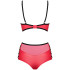 Obsessive Leatheria Rode Beha Set
