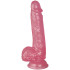 baseks Glitter Balls Dildo met Zuignap 20,5 cm