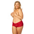 NORTIE Gunilla Red Kanten Kruisloze Hipster Plus Size
