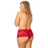 NORTIE Gunilla Red Kanten Kruisloze Hipster Plus Size