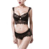 Grey Velvet Balconette Kanten Bh-set