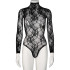 NORTIE Riga Black Kanten Kruisloze Bodystocking