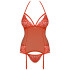 Obsessive Rode Corsage-set