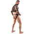 Svenjoyment Visnet Crop Top met Jock en Handboeien