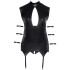 Cottelli Bondage Kruisloze Wetlook Basque Plus Size