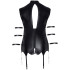 Cottelli Bondage Kruisloze Wetlook Basque Plus Size