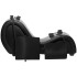Master Series Black Chaise Longue