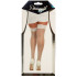 Dreamgirl Visnet Hold-Up Kousen Plus Size
