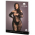 Le Désir Catsuit met Lange Mouwen en Zonder Kruis Plus Size