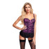 Baci Korset met Paarse Bloemen