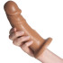 Vixen Creations Maverick Caramel VixSkin Dildo met Zuignap 20 cm