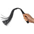 Sex & Mischief Noir Kunstleren Flogger 45,5 cm