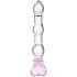 baseks Heart Beaded Glazen Dildo