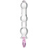 baseks Heart Beaded Glazen Dildo
