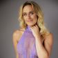 NORTIE Fryd Very Peri Kruisloze Bodystocking