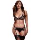Baci Leopard Jarretelset