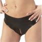 Late X Latex Slipje met Open Kruis