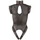 Abierta Fine Bodystocking met Kanten Kraag