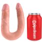 King Cock U-vormige Double Trouble Dubbele Dildo