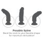King Cock Realistische Vibrerende Dildo met Ballen 23 cm