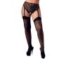 Cottelli Mesh Slip met Jarretelgordel, Grote maat