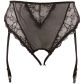 Cottelli Mesh Slip met Jarretelgordel, Grote maat