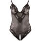 Cottelli Kruisloze Kanten Bodystocking Plus Size